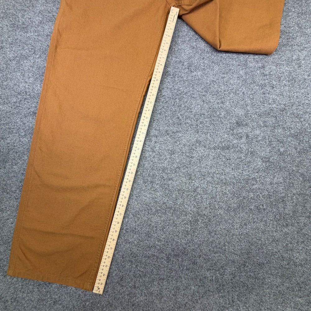 NWT Carhartt B11 BRN Canvas Relaxed Fit Utility Work Pants Men's 44x36 Brown - Picture 4 of 11